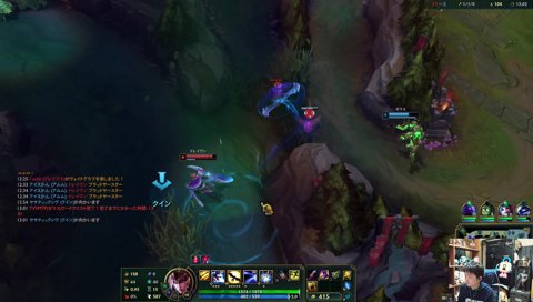 すかさず自己防衛するクイン山本