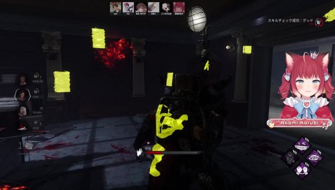 【ガキを置き去りにするかるび】　ガキ来た！　今、私がガキ…　子供預かってる　　　子供、外に持ってきた