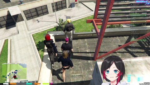 梯子から落下するうるか&ゼロスト