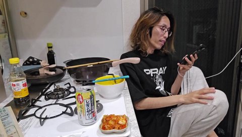 🐈撫でてもらいたいむぎ