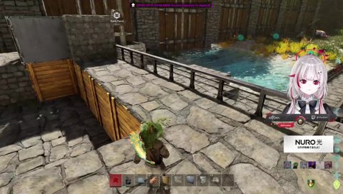 ワニを怖がるdtto.が可愛い