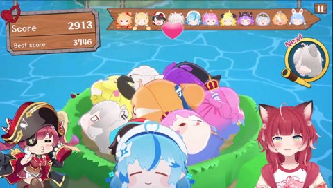 【かるびの鳴き声（落ちるラミィ） → ラミィの鳴き声】　あぁぁぁぁ　　　”＃＄％＆＠！”　　え？　メッチャ叫ばれた！　怖い！ビックリした！ヒステリック起こしてなかったか？大丈夫か？