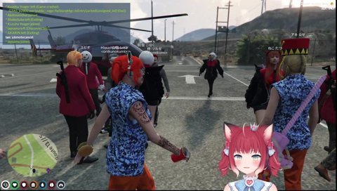 【ホロライブとの出会い　アキロゼ（２人のボス出所）　2023/12/17】　「お勤めご苦労さんです！（四つん這い）」　　私にもやってくれ！　ファン太「ボス　お疲れ様です（）」　ふざけんな！ｗ