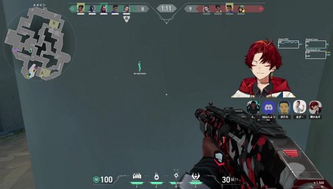 2キル→ナイス判断→びっくり壁