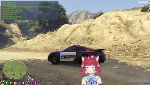 手柄をくれる署長