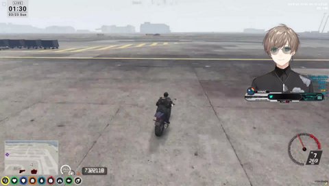 人間に負けるバイク