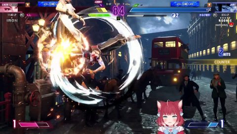 【かるび選手　ｽﾞﾘちゃんを使う(2)　2023/12/24】　（Ｐ勝ち目前から）　ギャー！　イヤー！　コレが対空なのは知ってる　　あ！　あぁ！　あぁ！　あぁ　あぁぁ！　何だコレｗ