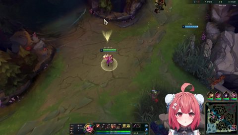 敵のエモートに騙されるあかりん