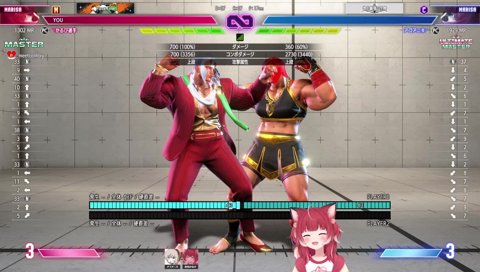 大発見で研究が進むと歓喜するアゴアニキコーチとちょっと不満げな赤見かるび