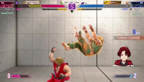 伊波ケンにストレート負けするツルギ；；