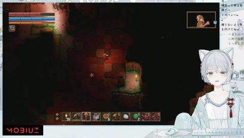 幼虫に追われる猫麦