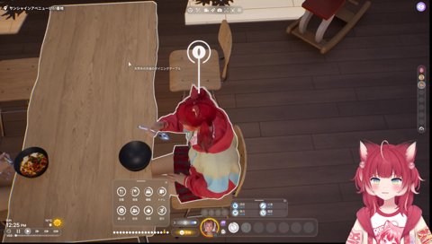 あまりにもクオリティの高いかるびコピーの食事[inZOI]