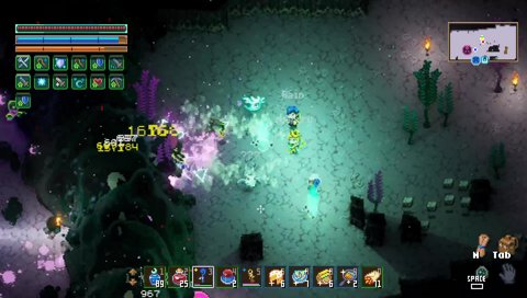 飲み込まれるしゃるさんとレインさん