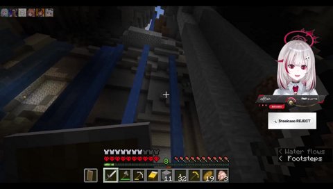 クリーパー落下襲撃に絶叫