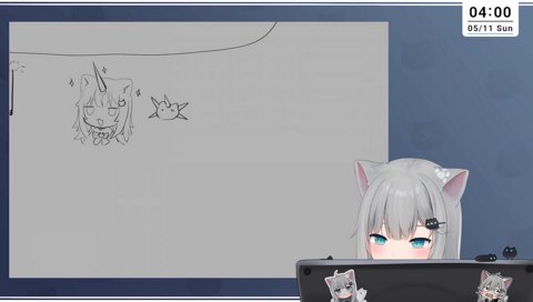 なちょの落書きあかりん