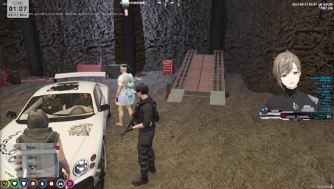 ローレンに職質する夏苗