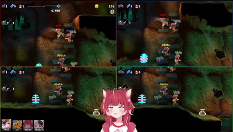 【気付いたら死んでる３人】　（赤青　死亡）　アキロゼ「かるびちゃん　足元みないと」（死亡）　　同じじゃんｗお前だよｗ　　ズズ「ぷるる、黙って死なないで？」「”ﾊｧｧｲ！”(キノピオ)　死にました！」