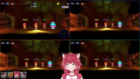 【身長以上で落下４　仲間への甘え】　（蔓から横ジャンプ）　…　（蔓に掴まれなかった）　あぁぁぁ！　ズズ「かるび？　かるび？」　近いからいいじゃん