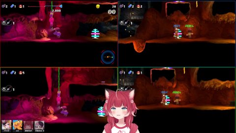 【コウモリの💩(1)】 ズズ「上のルート通って　アイテムあるから」　あっ！💩　　　　💩ありすぎる！　ズズ「避けて？　見極めて？」　　ココー！　　「見極めて！」