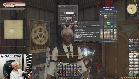 30人目 イケメンうさお FF14今日も燈貨集める