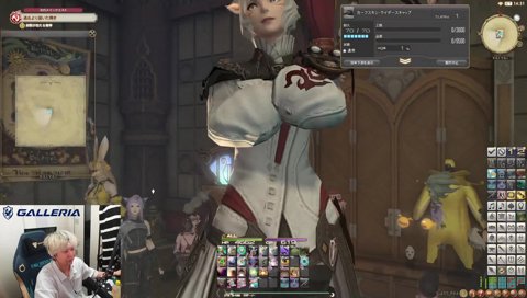 46人目 推しの水着姿に見とれること約4分 FF14今日も燈貨集める