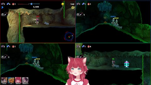 【食人植物と蒸気のデスサンド】　（黄→青　死亡）（赤が救助成功→死亡）　ズズ「なんっでやねん！」　いいじゃん　近いんだから　　（青→赤　死亡）（黄　死亡）　ズズ「ホワァァ！　アキロゼも！」