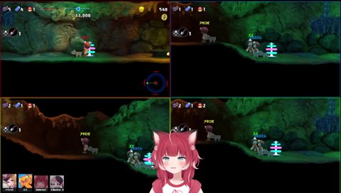 【１人ずつ成功(2)　黄〇　青×　ズズ×】　ズズ「今　見えてるやつが完全に上がったら行こうな？　分かった？」　「「ハイ」」　　ズズ「お前（青）が先…　ダメだ！ダメだって！　ぷっ！」（青→ズズ　死亡）