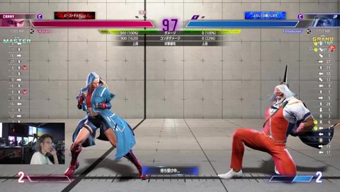 釈迦さん視点 キャミィ応援団叶さん「パンチしろっパンチしろキャミィ！」「キャミィ！頑張れっ！ジャンプしろっ！」