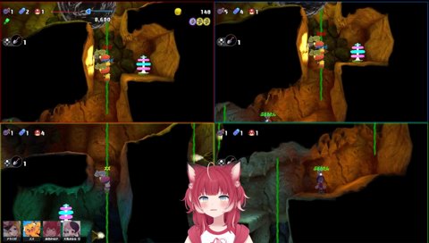 【ぷるる　フラッシュでサツジン未遂】　ぷるる「（酸素が）ヤバい！　　（上ロープに捕まれなくてフラッシュ）」　　ズズ「エグいミスしよる」　恐ろしい