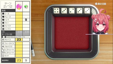 またしてもストレートを捨てかけるあかりん