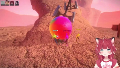 【気持ちが前向きすぎた】　んー　うー…　　いきます　　せーのっ！　　　ありけん「いや違う　ずっと押し続けて…　かるびさん　コールに集中しすぎて既に Ｗ を押しちゃってます」