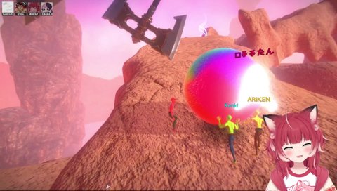 【リスキルぷるる】　（１）「戻った戻った　あぁぁぁ！」　けんき「そんな、映画みたいなｗ」　（２）けんき「もうちょっと前に行かないと、ぷるるが４ぬｗ」　（３）もうちょっと前ｗ