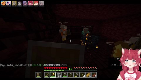 【ブレイズ討伐メンバー(11)　vsブレイズ　その１】　ナーイス！さすがスタメン　「相手ビビってるよ？」　いきなり強い４人が出てきたからな　「四天王きたからな」　…　２匹！　「融合した！」