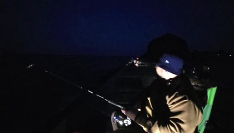 サバを釣ったまざー