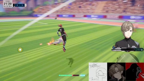 初ゴールと先輩指導