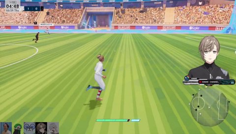 シュートパスからのシュート