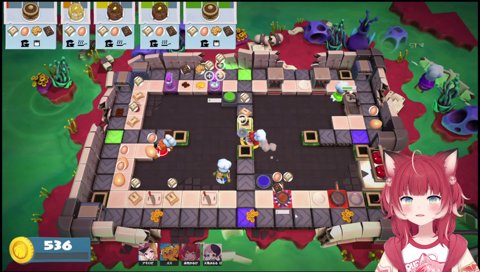 ぷるるのケーキ虚空へ