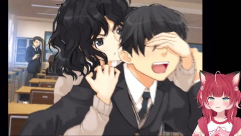 【棚町薫　耳かぷ登場】　これね　本当におかしいんだよ　　出会って…じゃないか　幼馴染みなのか？　一番最初がコレって…　他の女の子は耳を嚙むって超えないよ　初手で、どエロい