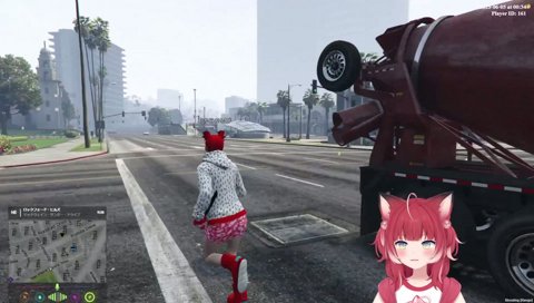 タコス屋に気を取られて餓死するかるび