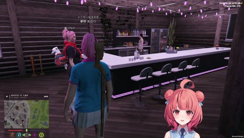 失笑するあかりん