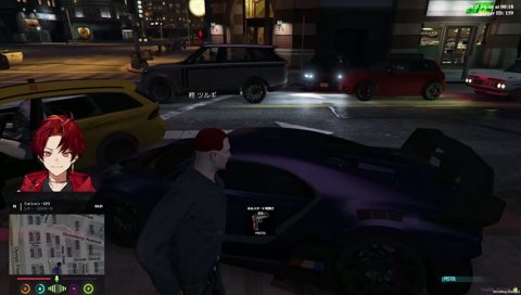 Mondoからうぉうぉを庇うツルギ