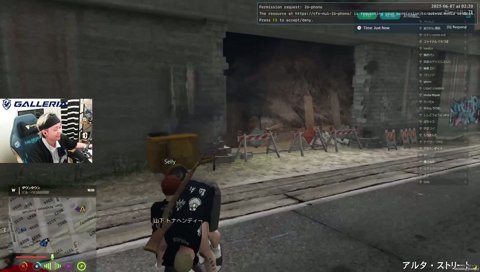 エモートで遊ぶヘンディーとSelly MADTOWN2日目