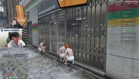 パンイチ３人組覗きばれの瞬間