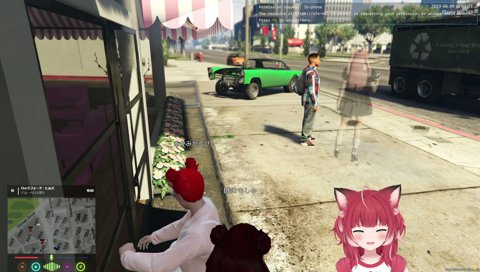 不審者に立ち向かう半透明りりむ