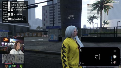 イメチェンしたクロ・ムーと沼笑いのゆふな