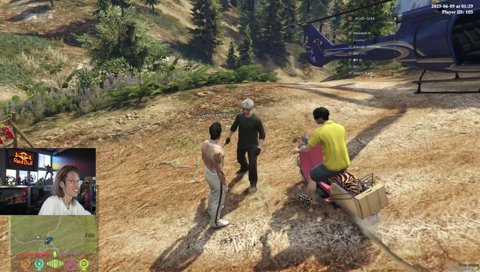 ふわっちと出会う葛葉を背後に狩り