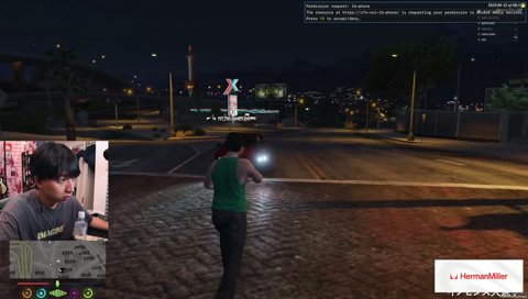 威嚇してくるNPC(オープン)