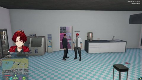 赤髪のともの意外性に驚くツルギ