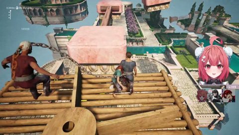 唯々かわいいあかりんとツルギ