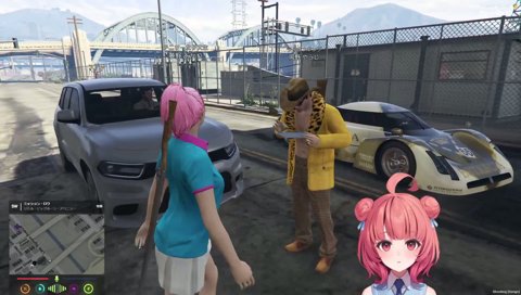 普通に轢かれる岡野夢野